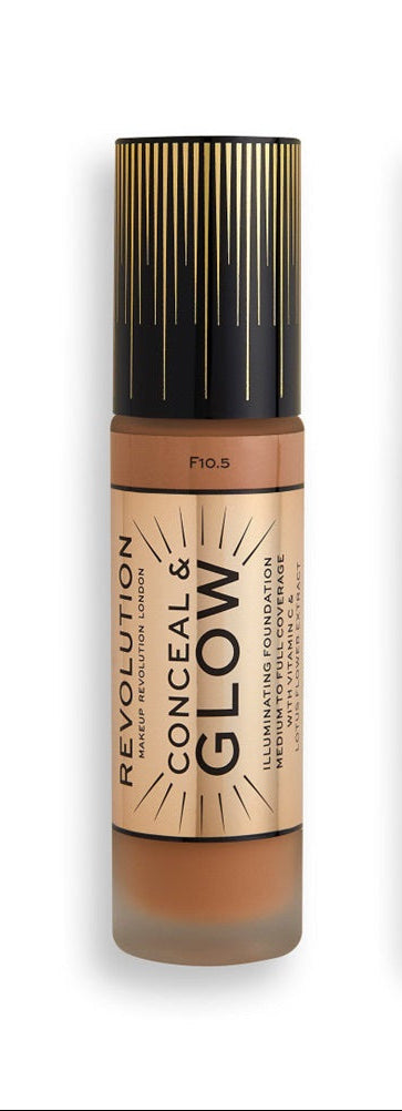 Makeup Revolution Conceal & Glow Illuminating Foundation (Shade F10.5)