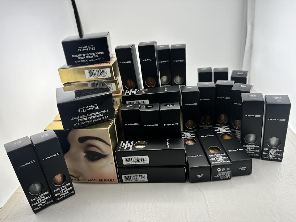 42 Piece Lot of Assorted MAC Products - POWDERS & DAZZLESHADOW