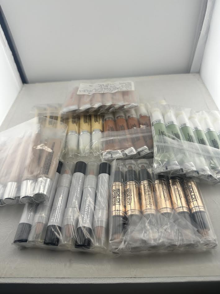 240 Piece Lot of MIX Hard Candy Concealers, Color Correcters and Highlighters/Bronzer Stick