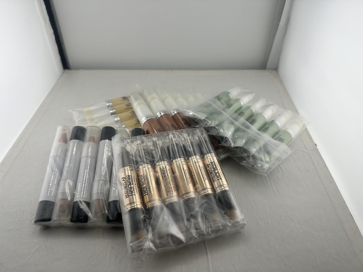 240 Piece Lot of MIX Hard Candy Concealers, Color Correcters and Highlighters/Bronzer Stick