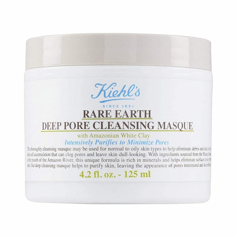 Kiehl's Rare Earth Deep Pore Cleansing Masque, Aloe Vera, 4.2 Oz
