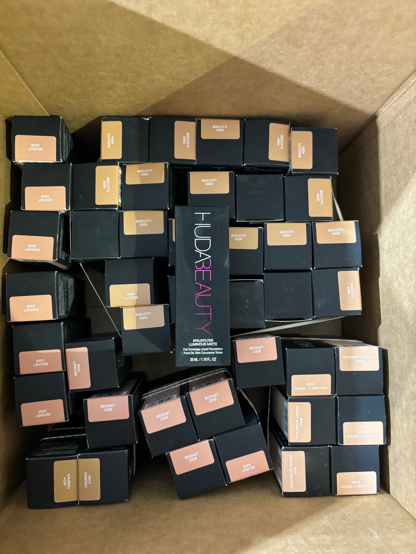 Huda Beauty #Faux Filter Luminous Matte Liquid Foundation 1.18 oz Mixed lot