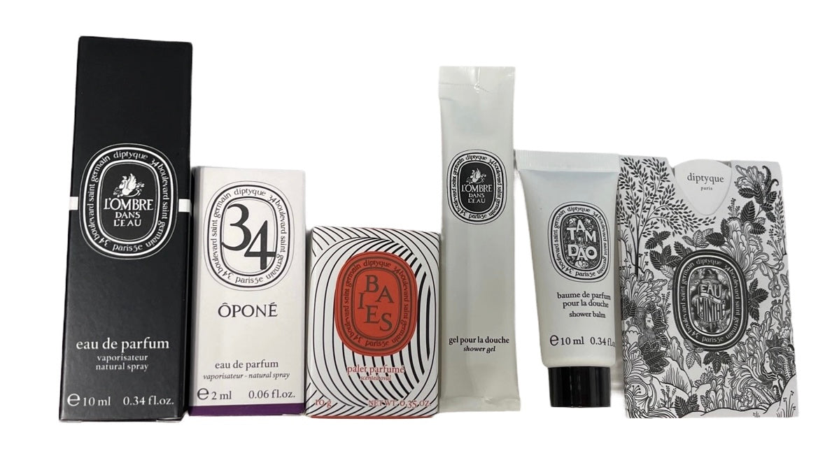 WHOLESALE DIPTYQUE MIXED SAMPLE-SIZED PRODUCTS LOT OF 856