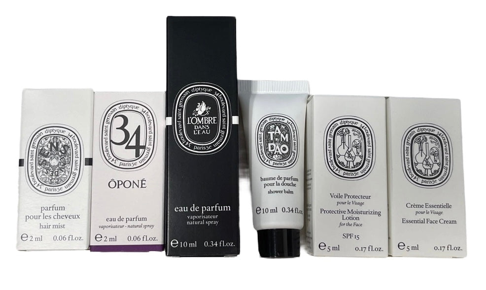 WHOLESALE DIPTYQUE ASSORTED SAMPLE-SIZED ITEMS LOT OF 660