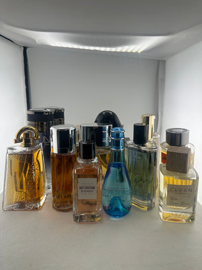 16 PIECE LOT OF ASSORTED PERFUMES... SEE DETAILS