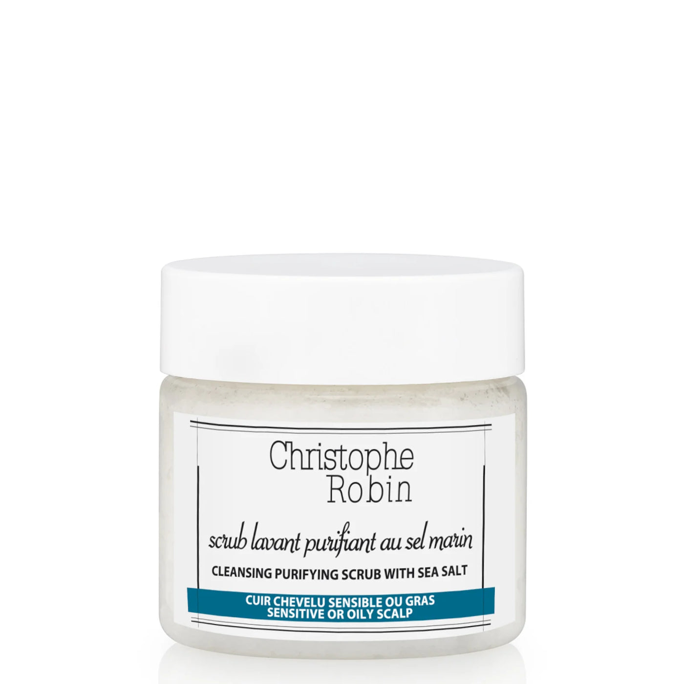 Christophe Robin Cleansing Purifying Hair Scrub with Sea Salt 40ml