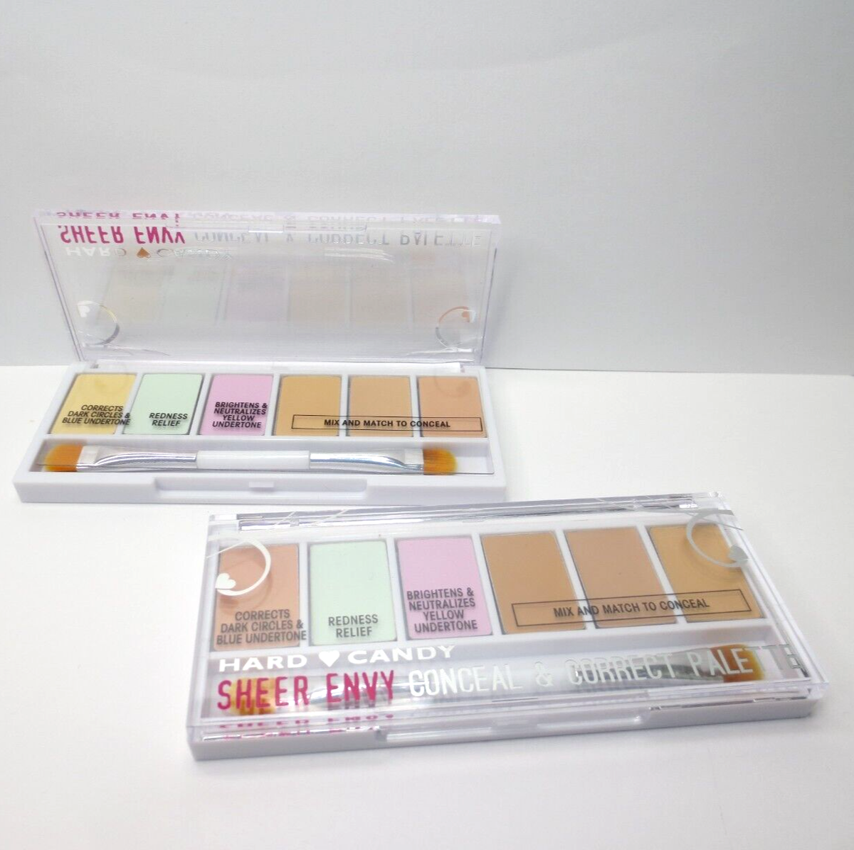 111 UNIT LOT OF HARD CANDY SHEER ENVY CONCEAL & CORRECT PALETTE