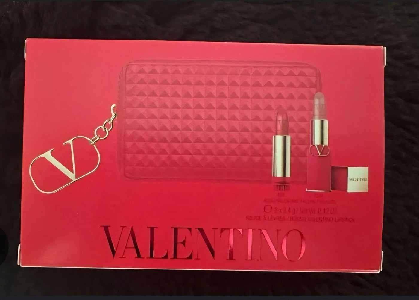 Valentino Rosso Valentino Holiday Lipstick Duo Bag Set