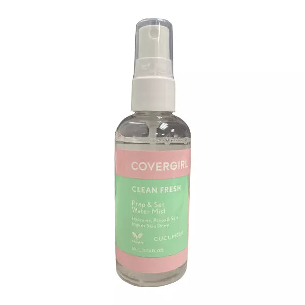 Covergirl Clean Fresh Prep & Set Water Mist Rose Scent (CUCUMBER) 3.04oz Spray
